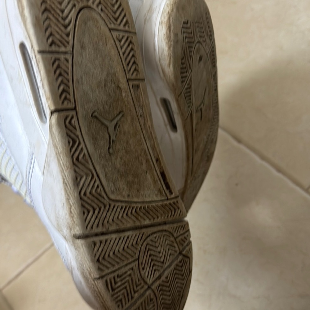 Jordan Sneakers in White and Cream - Picture 5 of 5